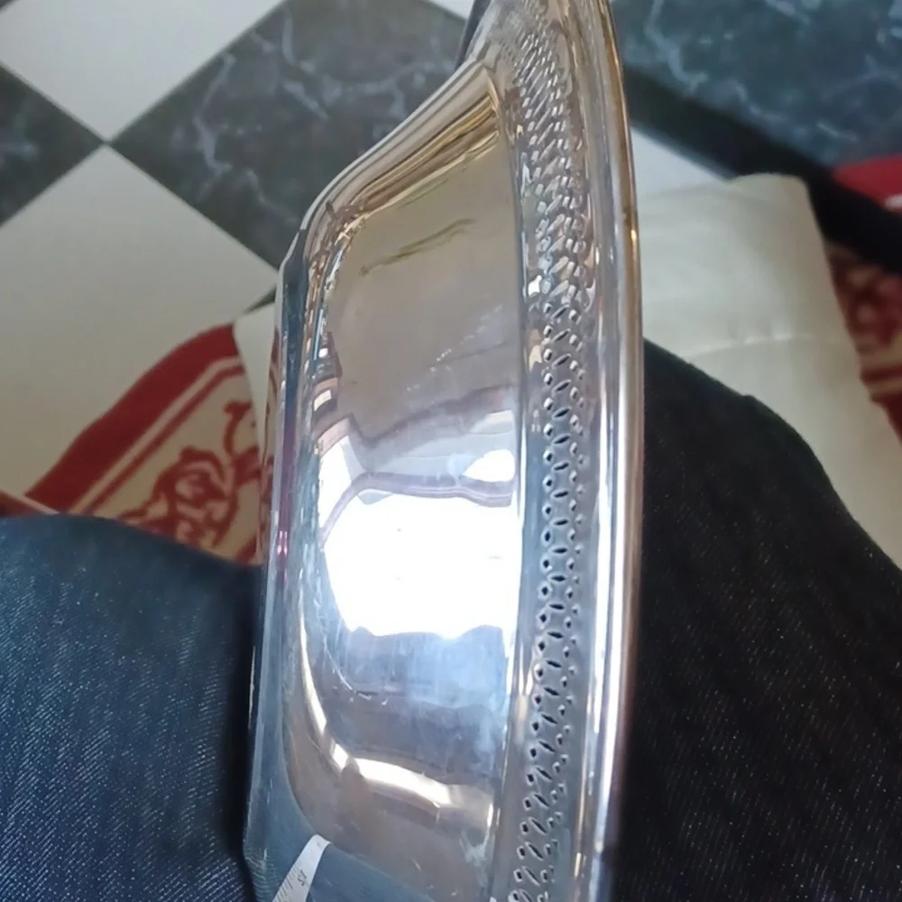 FB Rogers Silver Co Large Bowl, 10.25